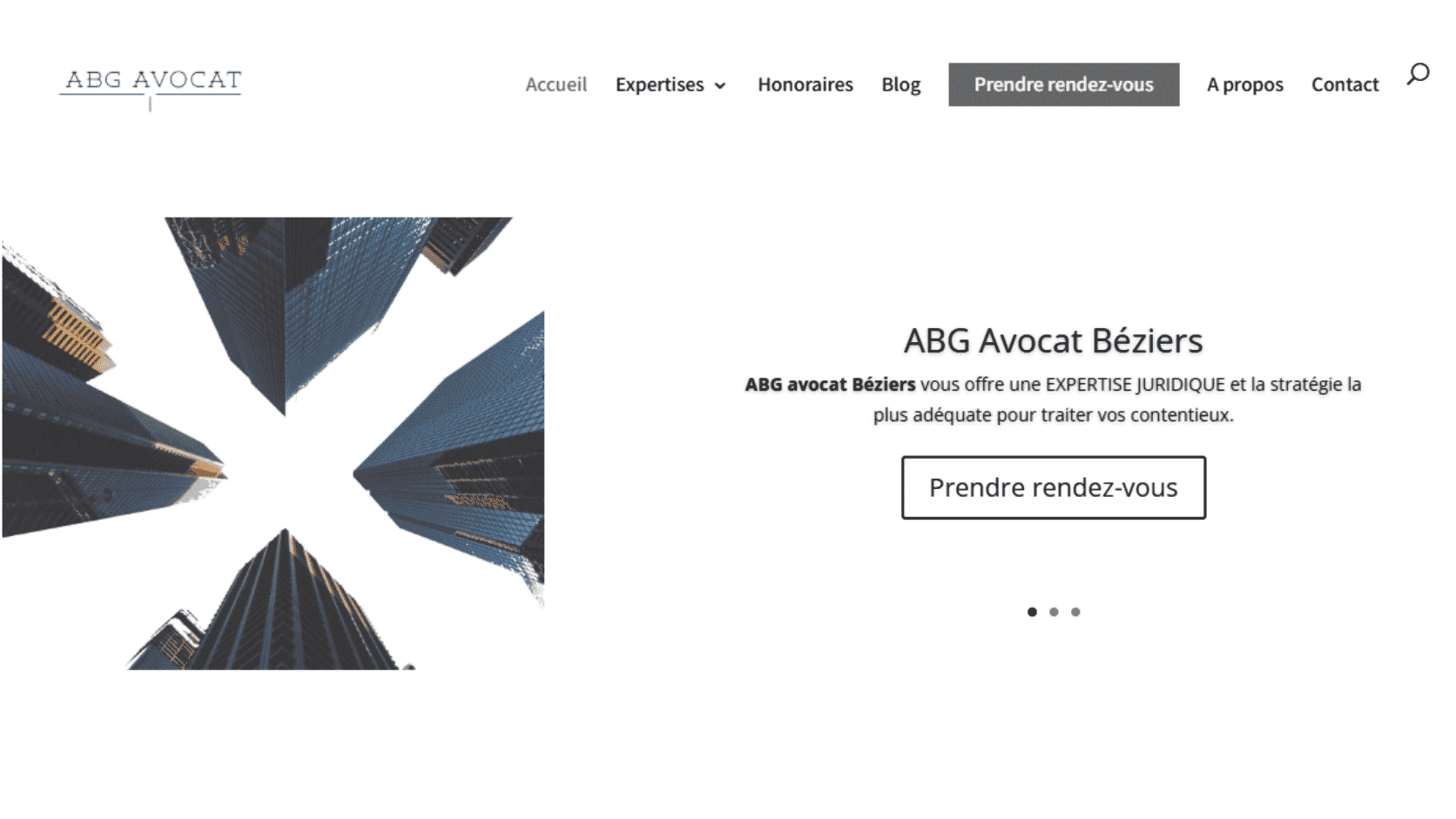 Aperçu du projet Avocat Béziers